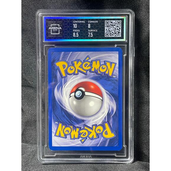 2000 Clefable #5 Pokémon Base Set 2 Holo SWIRL ArenaClub Graded NM-MINT 8 - Picture 2 of 4